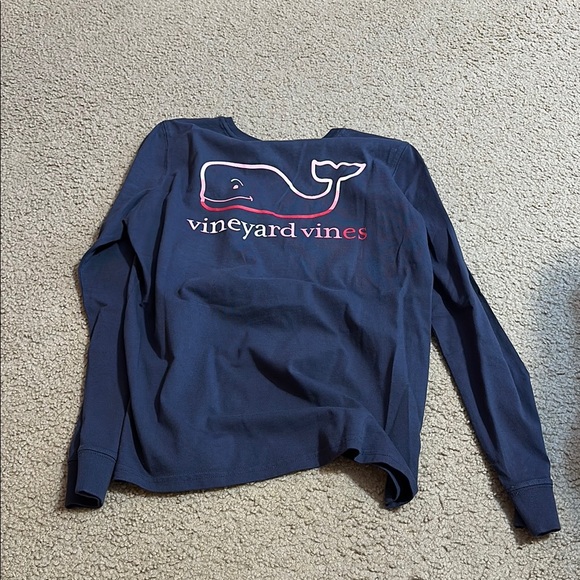 Vineyard Vines Blue Long Sleeve Tee - Picture 5 of 5
